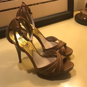 Michael Kors ankle strap heel